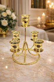 Gold Candle Holder